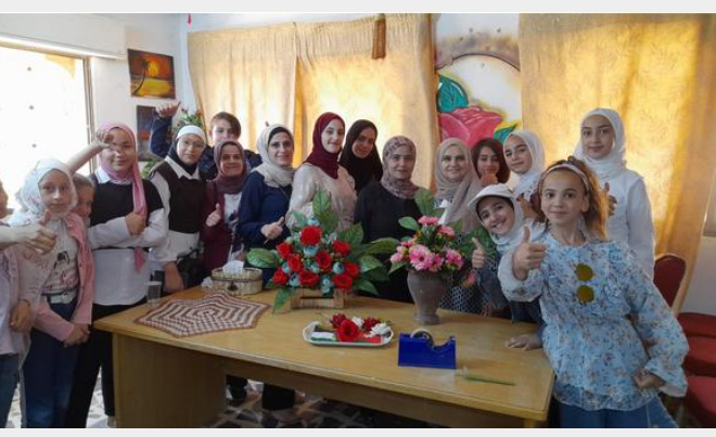 عجلون : مركز شابات صخرة ورشة عمل بعنوان  البيئة وأهميتها 