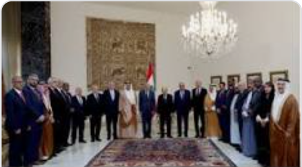 اختتام الاجتماعي التشاوري لوزراء الخارجية العرب في لبنان