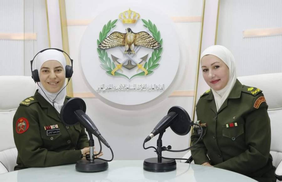 إذاعة الجيش العربي تستضيف الرائد الدكتورة ياسمينا الحياصات
