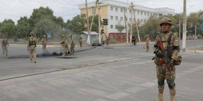 مقتل 18 شخصاً في أعمال شغب بإقليم كاراكالباكستان الأوزبكستاني