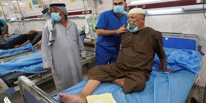 العراق: عاصفة ترابية تتسبب بـ 500 حالة اختناق