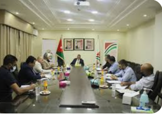 مدير الصندوق الهاشمي لتنمية البادية يلتقي وفدا سودانيا