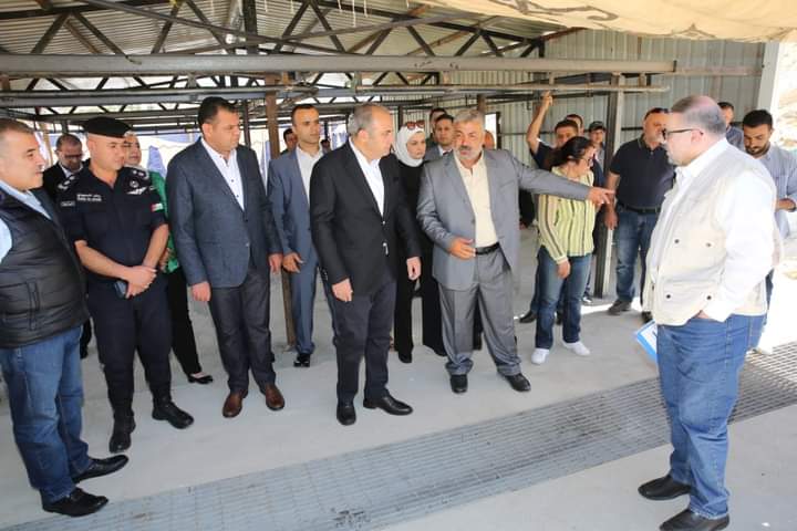 أمين عمان يتفقد موقعاً لحظائر بيع وذبح الاضاحي