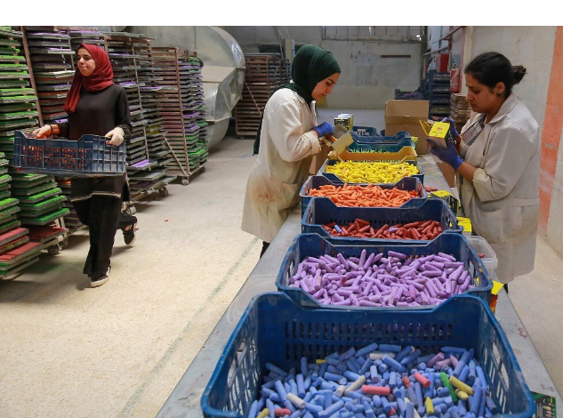 مصنع طباشير الكرك يصدّر منتجاته لأكثر من 100 دولة