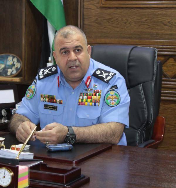 اللواء القضاة يرسل رسالة شكر وعهد الى ضباط وافراد الامن العام بمناسبة تقاعده