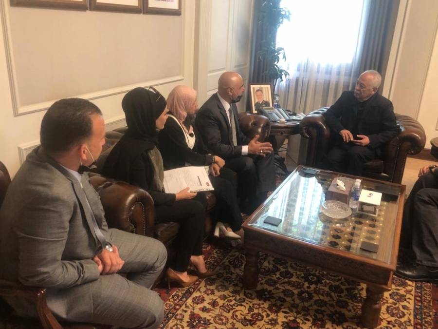 العيسوي يلتقي ممثلين عن جمعية الحياة لتأهيل ورعاية المعوقين ..صور