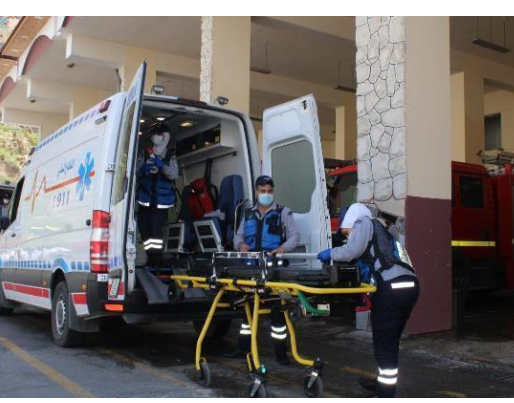 110 حوادث انقاذ في 24 ساعة