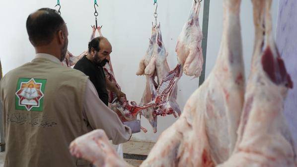 إحياء التراث الكويتية توزع لحوم الأضاحي شمال الأردن