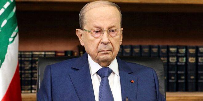 عون يندد باستمرار الخروقات الإسرائيلية للأجواء اللبنانية