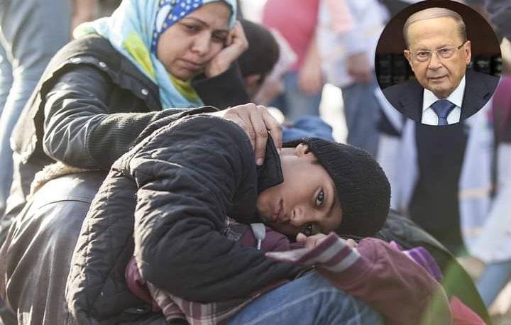 ميشال عون: لبنان يرفض أي توجه لدمج اللاجئين السوريين.. في أماكن وجودهم
