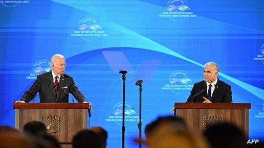 بايدن: لن ننتظر إيران للأبد في مفاوضات النووي.. ولبيد يهددها بـدفع الثمن