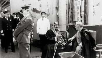 تعرف على أجواء أول قمة سعودية أمريكية قبل 77 عامًا