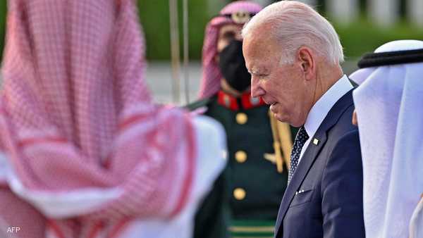 ولي العهد السعودي يستقبل بايدن في قصر السلام بجدة