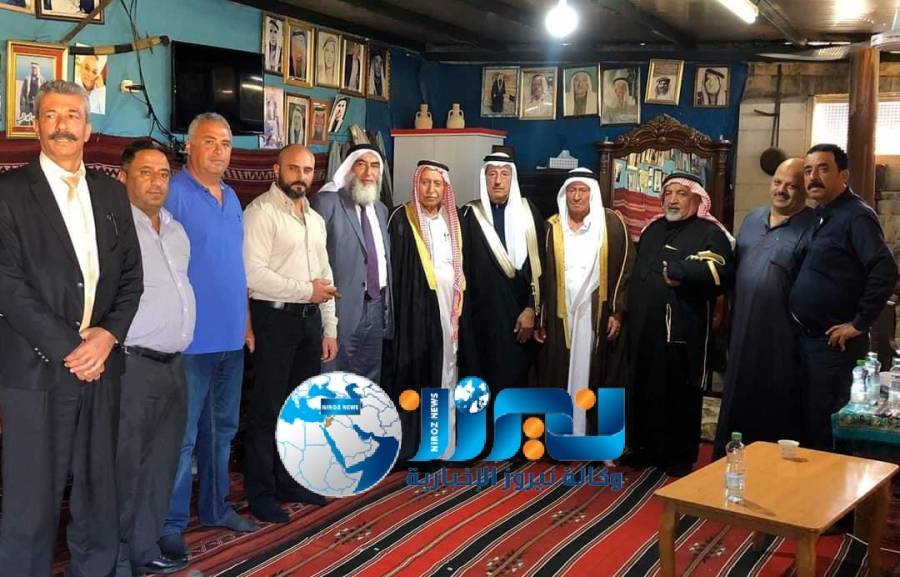 عشائر عرب السواحرة يستقبلون الشيخ طراد الفايز