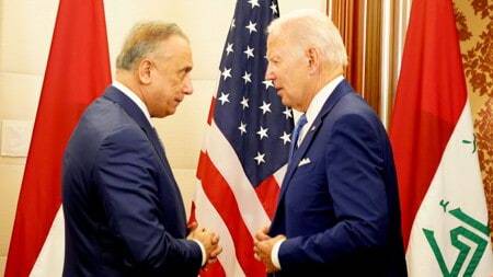 بايدن والكاظمي يتفقان على التنسيق الأمني لمنع عودة داعش