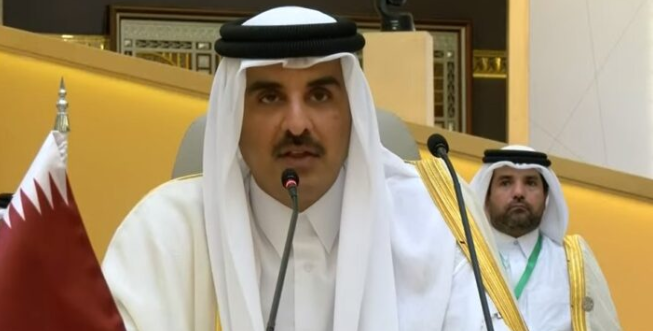 أمير قطر: لا يجوز أن يكون دور العرب اقتراح التسويات فقط