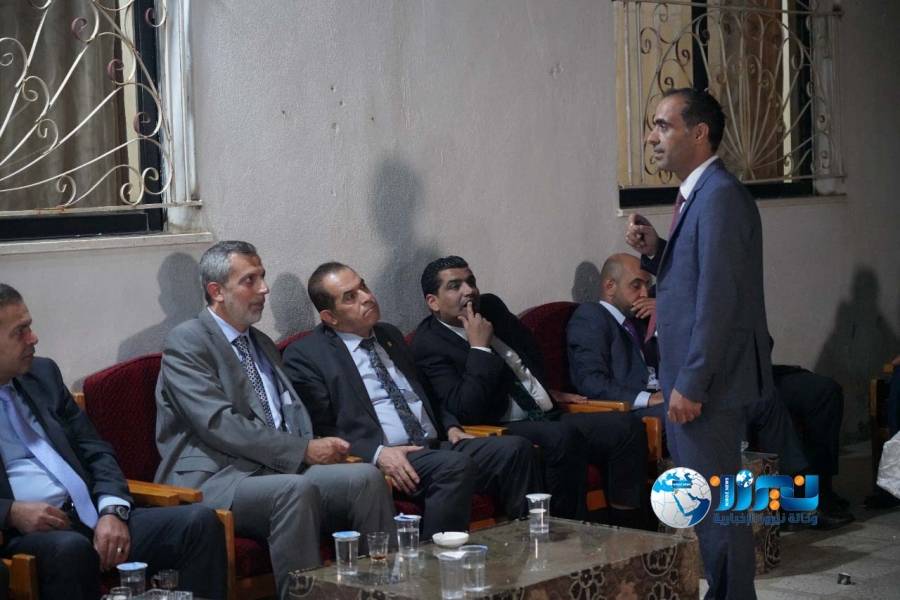 نقيب المحامين وأعضاء مجلس النقابة في زيارة وفاء لمنزل المرحوم المحامي سليمان شتيوي الجبور... صور 