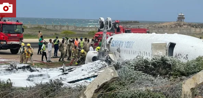 تحطم طائرة ركاب في الصومال