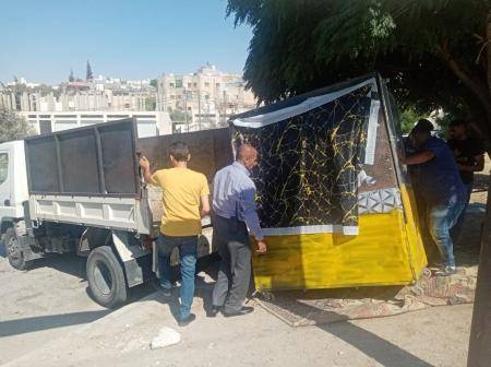 بلدية اربد: تزيل اكشاك غير مرخصة