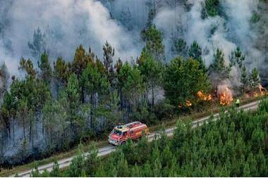 فرنسا: حرائق الغابات تدمر 17 ألف هكتار