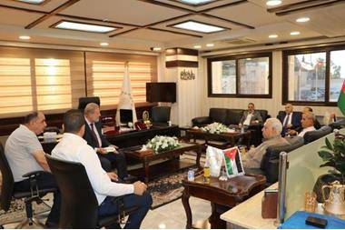 بلدية إربد تستقبل وفدا من المرصد الوطني الأردني لحقوق الإنسان