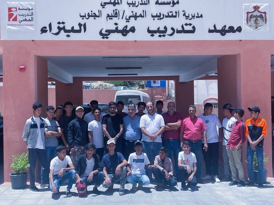 اختتام معسكر تأهيل الشباب لسوق العمل والتدريب المهني في البتراء