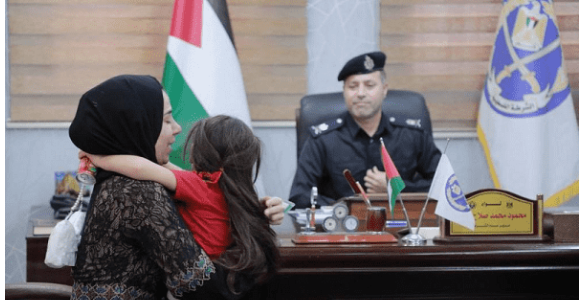 شرطة غزة تحقق أُمنية سيدة أردنية