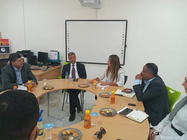 لقاء تشاوري في مركز زها للبحث تطوير أعمال المركز.