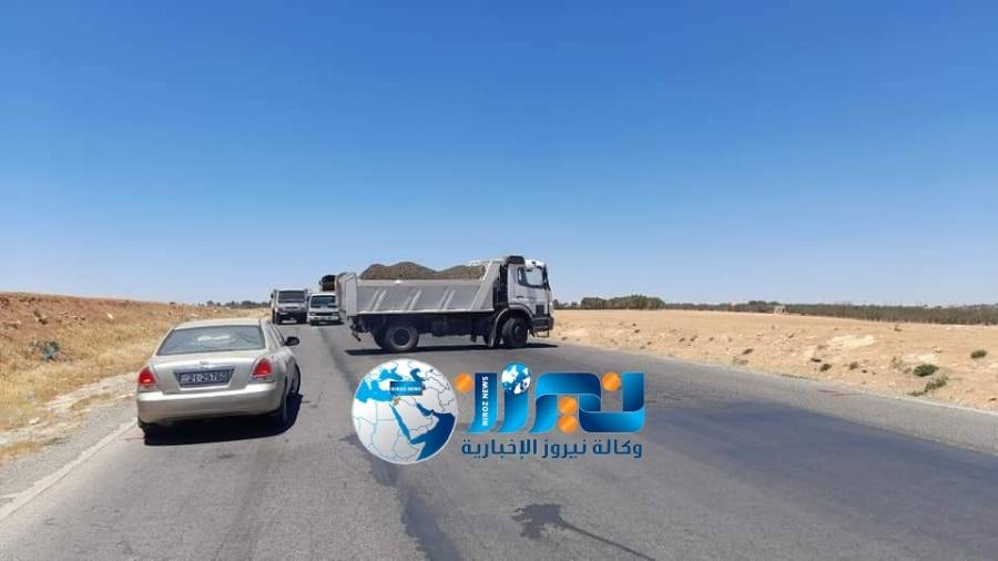 مكتب اشغال  الجيزة ينفذ أعمال صيانة لأحد الشوارع