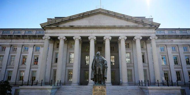 وزارة الخزانة الأمريكية: تباطؤ نمو الاقتصاد في الولايات المتحدة