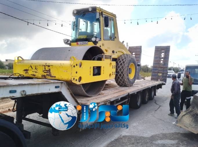 نيروز ترصد بعدستها تعبيد أحد شوارع بلدة ام الجدايل بمحافظة اربد ..صور