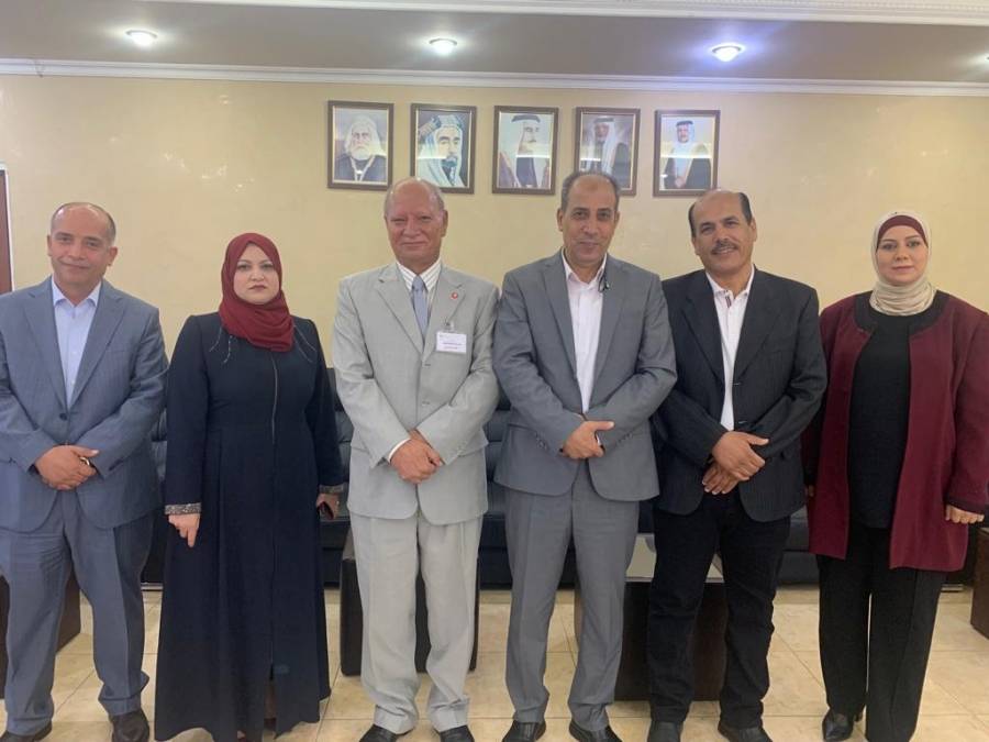 محافظ معان يستقبل رئيس  مبادرة مشروعك وطنك والوفد المرافق معه