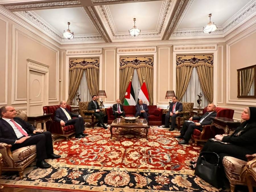 جلسة مباحثات وزارية مصرية أردنية مشتركة..