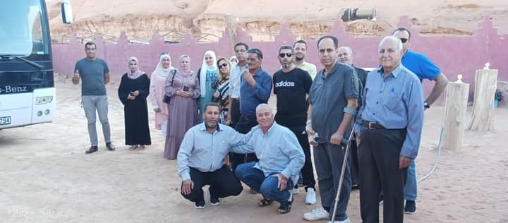 رحلة ترفيهية عائلية للمصابين العسكريين إلى وداي رم والعقبة
