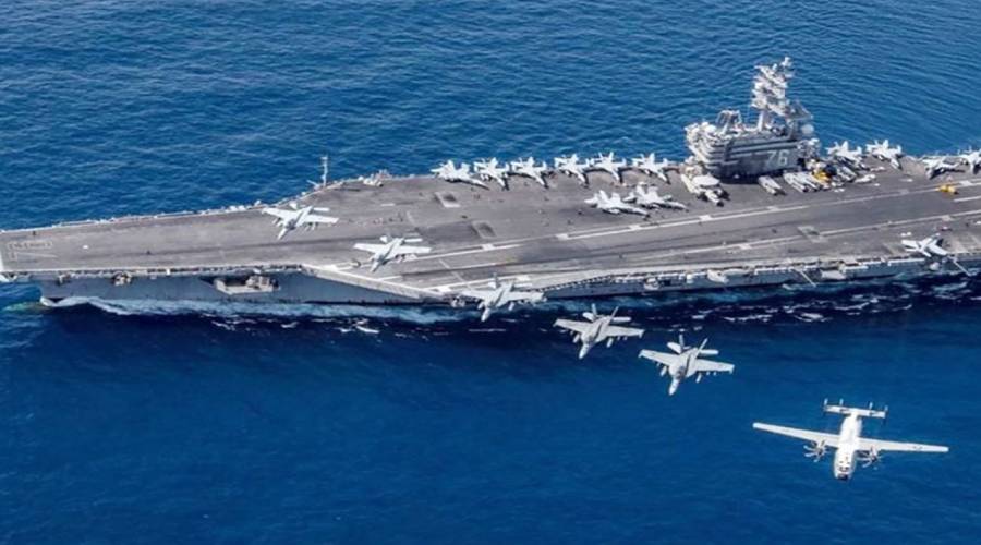 دخول حاملة طائرات أمريكية بحر الصين الجنوبي وسط توترات مع الصين