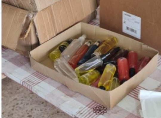 ضبط مستحضرات تجميل مصنعة منزليا بالأردن