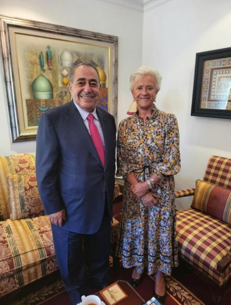 الحسبان: مع الأميرة منى في المؤتمر الطبي لجمعية خريجي رومانيا