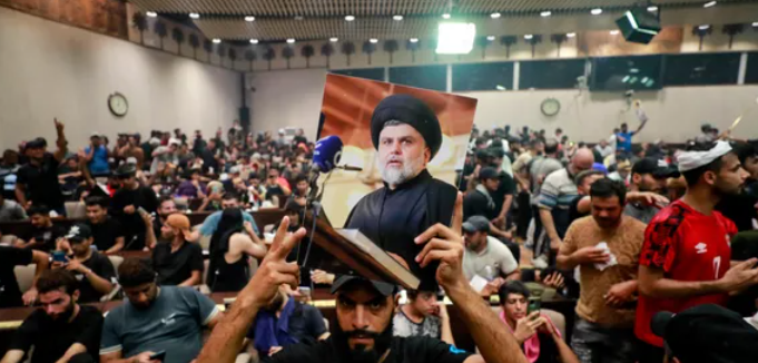 التيار الصدري يعلن اعتصام مفتوح بالبرلمان العراقي