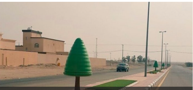 أشجار بلاستيكية لتزيين الشوارع في مصر.. ما الحقيقة؟