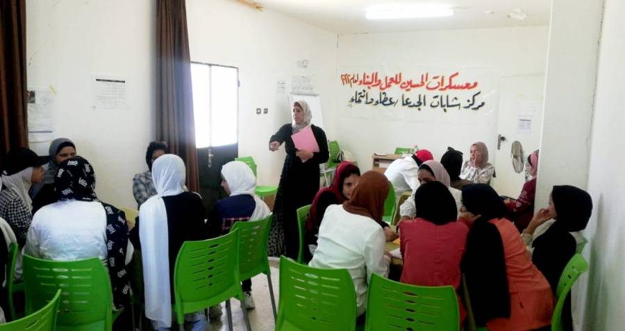 ختام معسكر العمل التطوعي والكشافه شمال الكرك