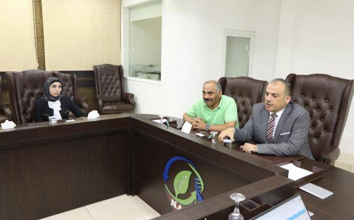 وفد أكاديمي من جامعة فلوريدا يزور الوطني للبحوث الزراعية