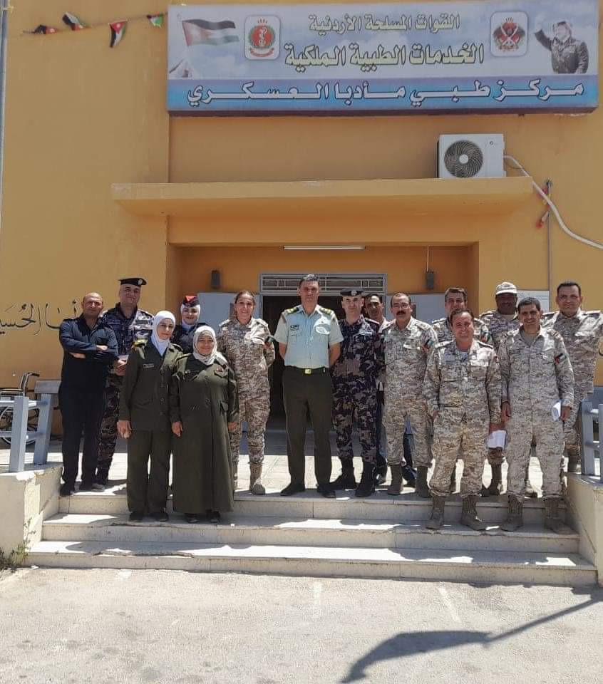 تمرين اخلاء وهمي في مركز طبي مادبا العسكري…