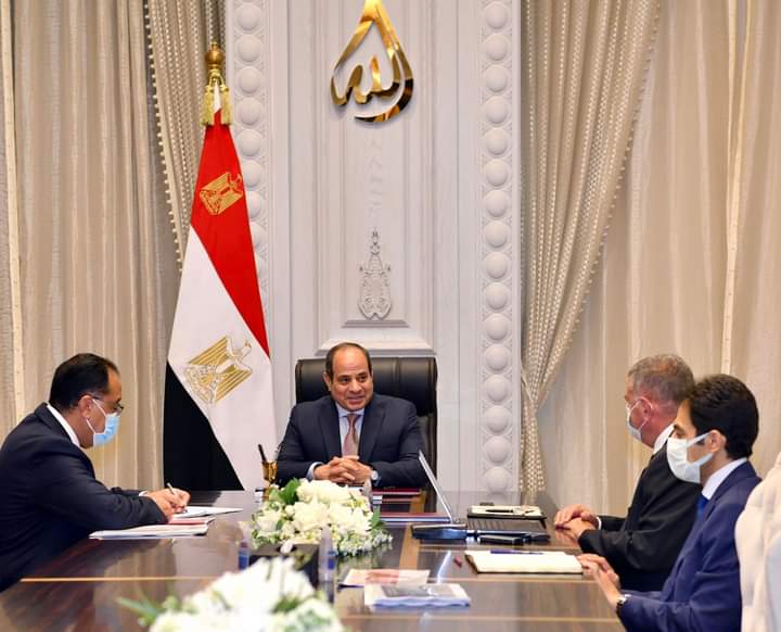 السيسي يطلع على مستجدات إنشاء أكبر مصنع للغزل في العالم بالمحلة.