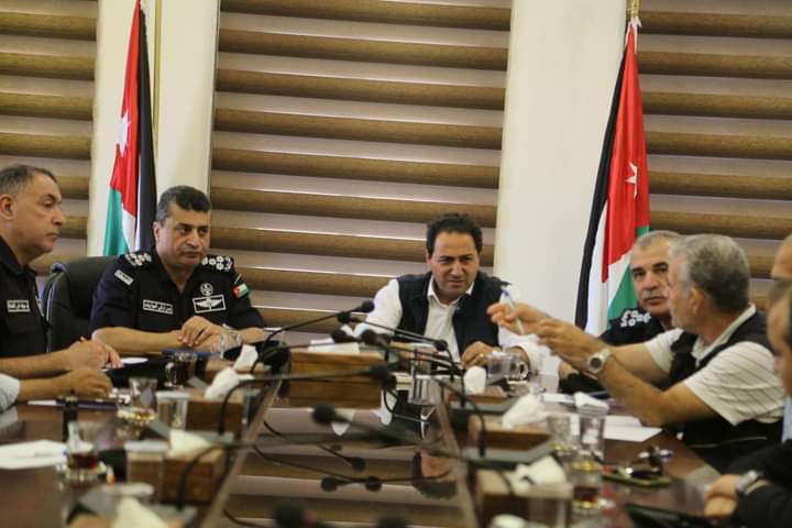 رئيس مجلس مفوضي إقليم البترا يستقبل مساعد مدير الأمن العام للعمليات والتدريب