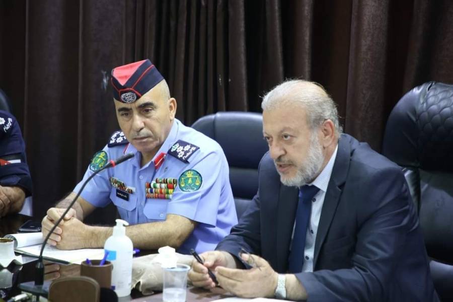 بحث الية تجديد الاتفاقية المبرمة بين بلدية اربد والامن العام