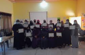 تخريج المشاركات ببرنامج الرعاية الوالدية بالأغوار الشمالية