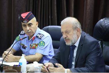 بلدية إربد تبحث آلية تجديد اتفاقية الأمن العام