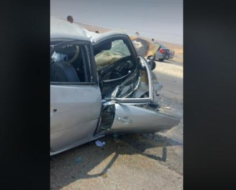 حادث مروع على طريق الكرك القطرانة
