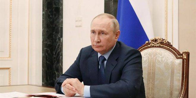 بوتين يبحث مع أعضاء مجلس الأمن الروسي الوضع في إقليم قره باغ