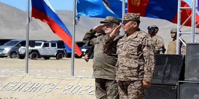 انطلاق تدريبات عسكرية مشتركة للقوات الروسية والمنغولية